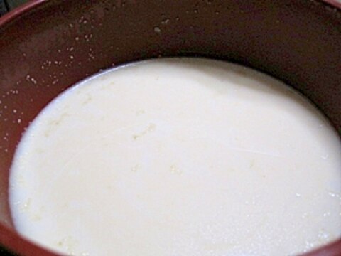 牛乳のラーメンつゆ
